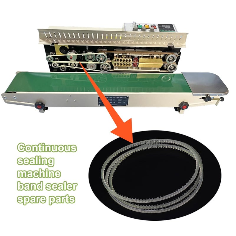 ICZW 20pcs Gear Belt Tooth Belt Spare Part for FR-900 FRM-900 Series Continuous Bag Sealing Machine (410mm) - Image 5